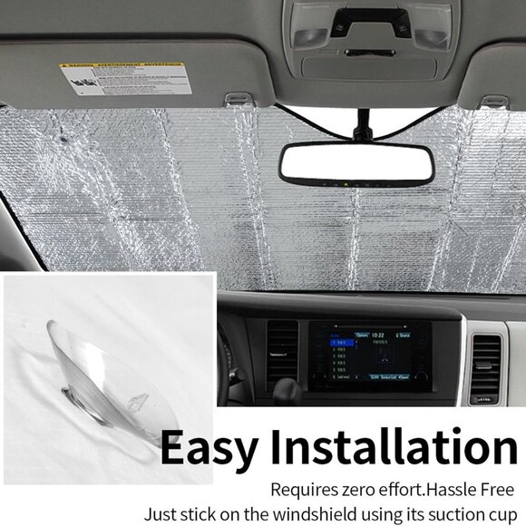 Windshield Sun Shade for Car Covers Blocks UV Paris Hilton Britney Spears Y2K - Picture 6 of 7